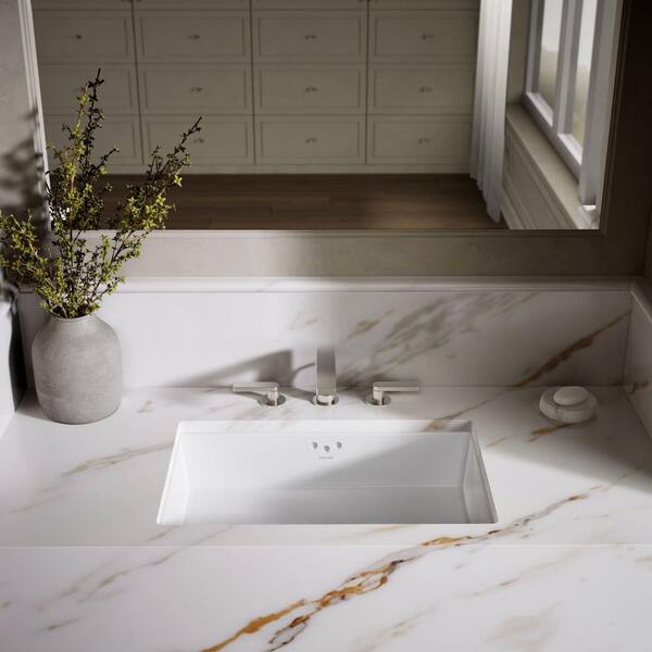 k/k★★ KOHLER Kathryn 23.9 in. x 15.63 in. Undermount Bathroom Sink in