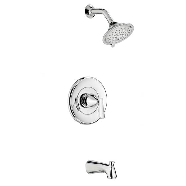 American Standard Chatfield Single-Handle 3-Spray Tub and Shower Faucet with 1.8 GPM in Chrome (Valve Included)