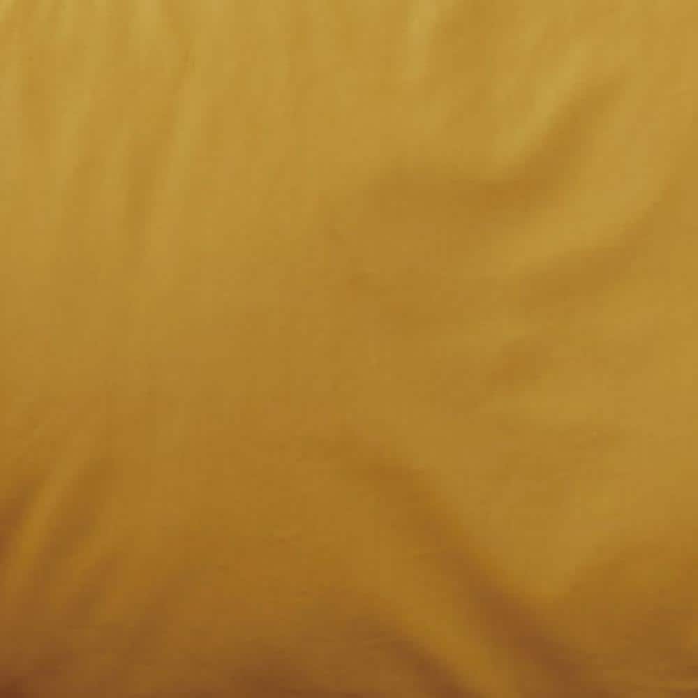 Mustard Yellow King Cotton Duvet Cover Set