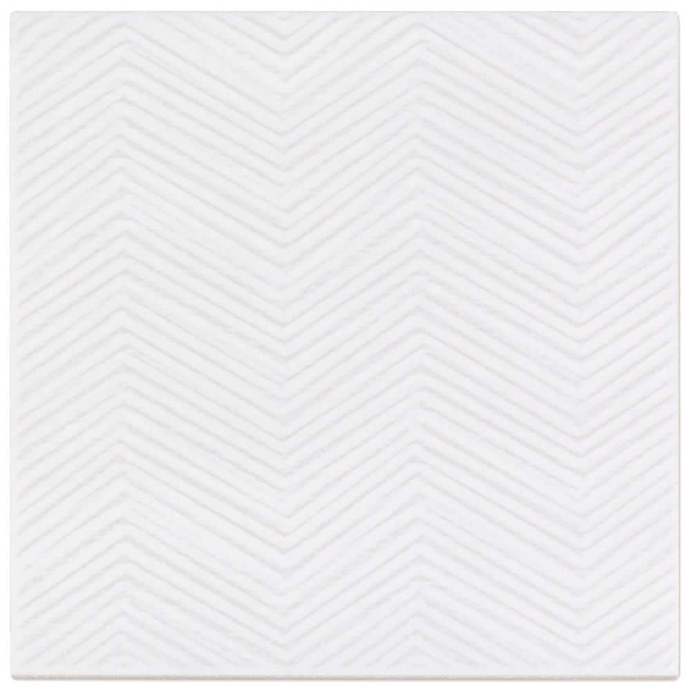 Eldorado White 6x6 Matte Porcelain Wall and Floor Tile