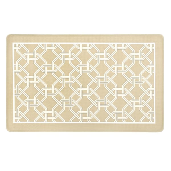 StyleWell Kitchen Plush Slice Beige 19.7 in. x 31.5 in. Machine Washable Kitchen  Mat SWKPS-150 - The Home Depot