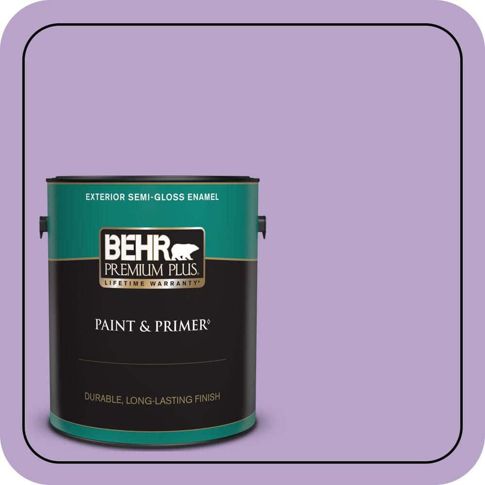 1 gal. #650B-4 Violet Fields Semi-Gloss Enamel Exterior Paint & Primer price history on PriceWatchPro