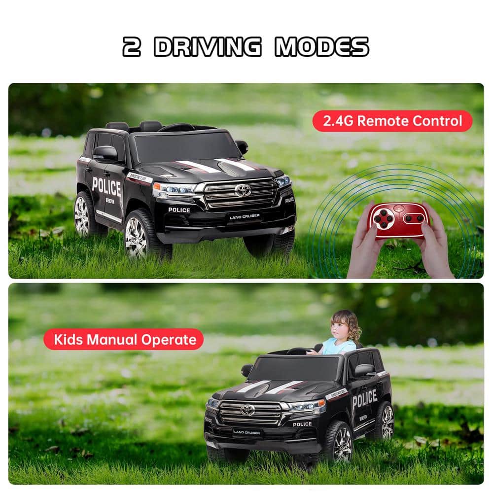 12V Black Kids Ride-On SUV with Remote Control