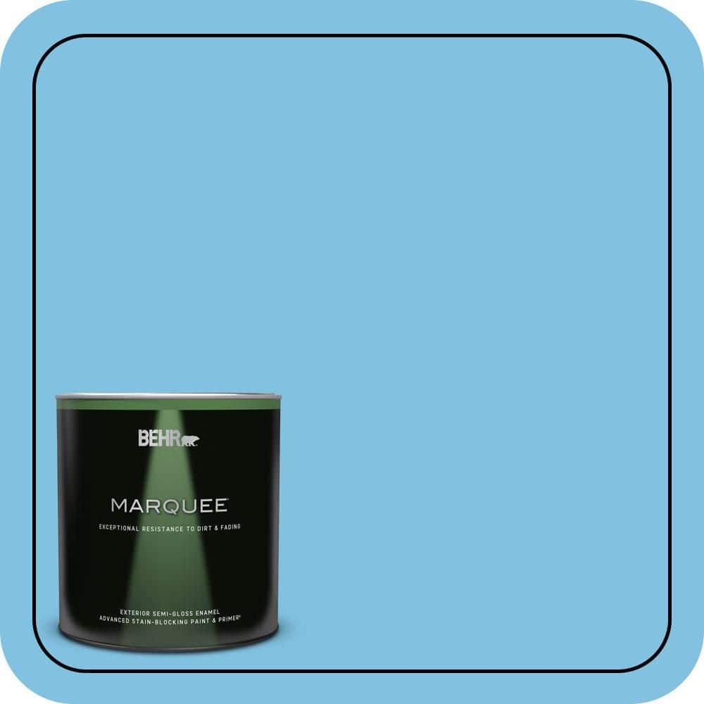 1 qt. #540B-4 Horizon Haze Semi-Gloss Enamel Exterior Paint & Primer product image for price tracking