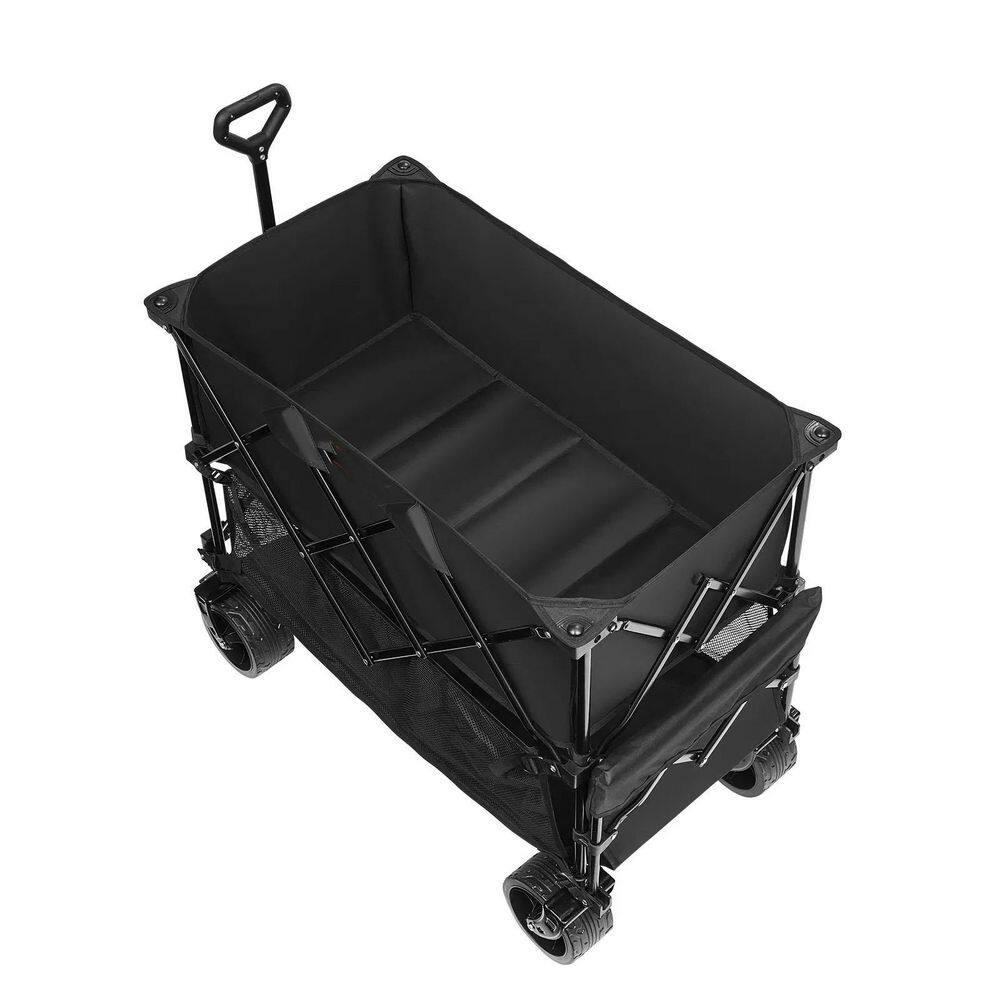 14.12 cu. ft. Fabric Double Decker Garden Cart with All-Terrain Wheels, Heavy Duty Folding Utility Wagon price history on PriceWatchPro