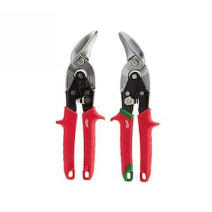 Left and Right Offset Aviation Snips (2-Pack)