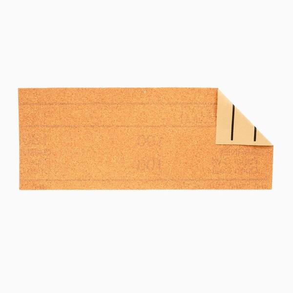 3M Garnet 3.7 in. x 9 in. Medium 100-Grit Sheet Sandpaper (6-Sheets/Pack)