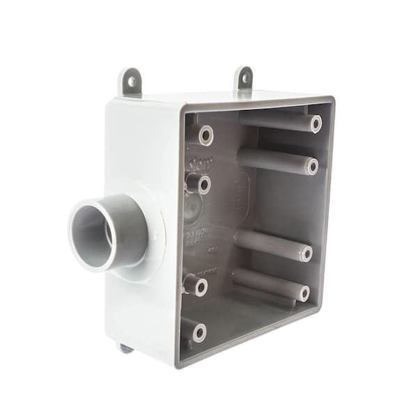 2-Gang 32 cu. in. 3/4 in. Electrical PVC Type FSE FS Box (E9802E-5-HD)