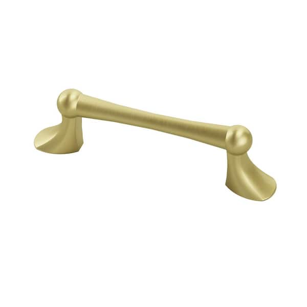 (1-Pack) Orb 3 in. (76 mm) Brushed Gold Arch Pull Drawer Pull