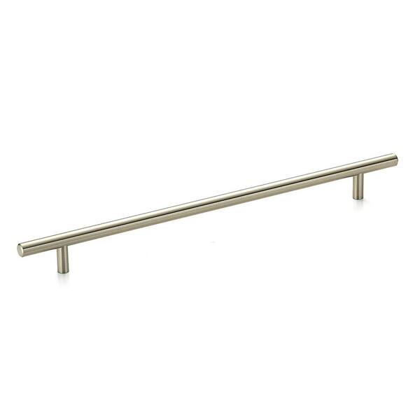 thumbnail image 2 of Brushed Nickel Modern Cabinet Handles – Stainless Steel Bar Pulls (12mm Diameter, Multi-Pack) 2 of 6