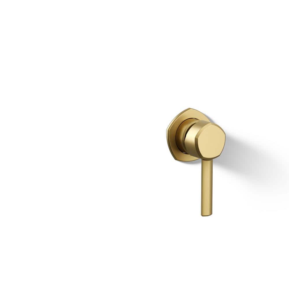 Occasion Wall-Mount Bathroom Sink Faucet Handle, Vibrant Brushed Moderne Brass price history on PriceWatchPro