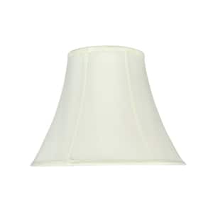 14 in. x 11 in. Off White Bell Lamp Shade