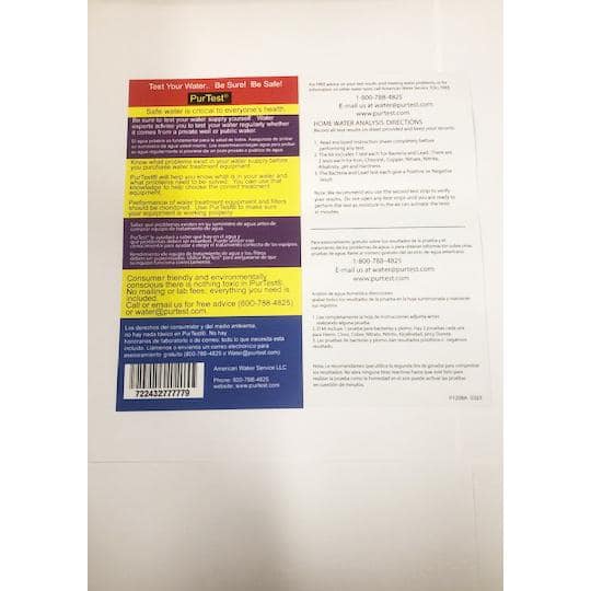 Comprehensive Home Drinking Water Analysis Kit