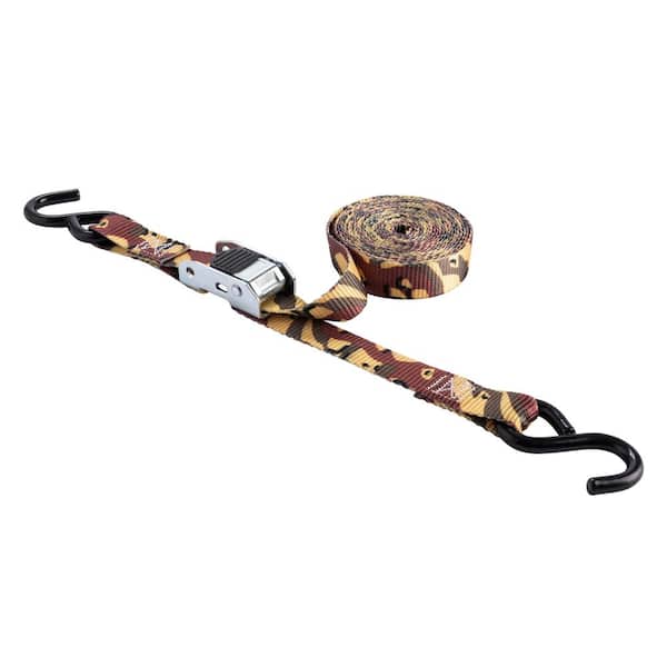 12ft. x 1in. 500lbs. Cam Buckle Tie Down Strap (4 Pack)