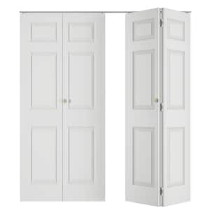 GOLDENPOLEY 72 in. x 78.4 in. (Double 36 in.) 3-Panel Hollow Core