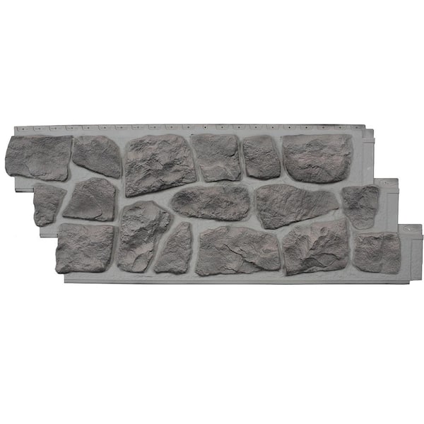 Novik NovikStone FS Fieldstone (19.1 in. x 50 in.) Stone Siding in Rocky Mountains (10 Panels Per Box, 49.6 sq. ft.)