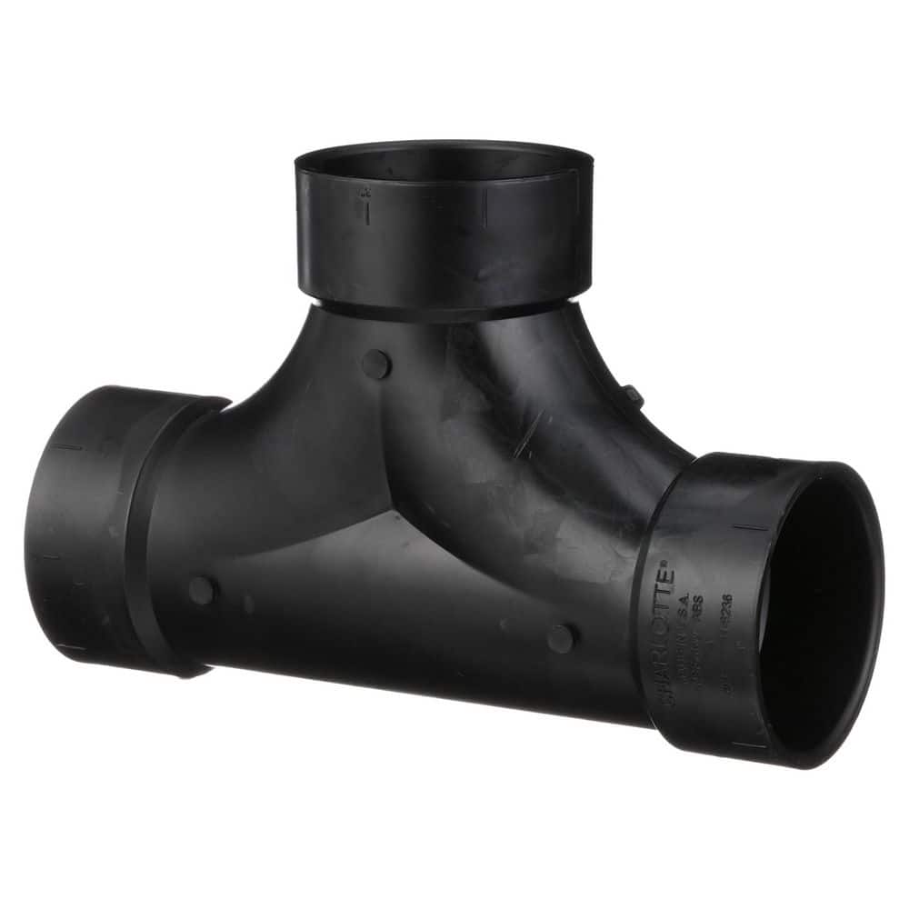 4 in. ABS DWV Hub x Hub x Hub 2-Way Cleanout price history on PriceWatchPro