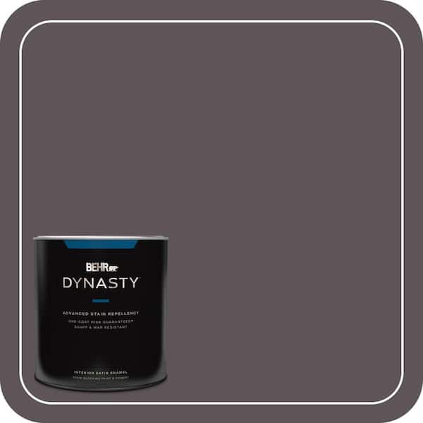 BEHR DYNASTY 1 qt. #N570-6 Virtuoso Satin Enamel Interior Stain-Blocking Paint & Primer