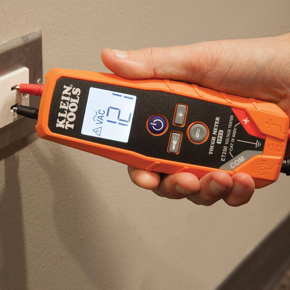 Klein Tools Multicolored Digital AC/DC Voltage Continuity Tester