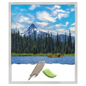 Svelte Silver Wood Picture Frame Opening Size 20 x 24 in.