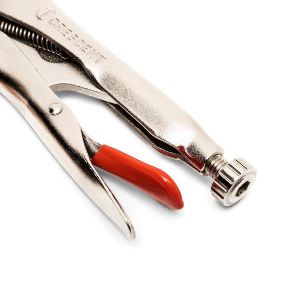 Crescent Curved Jaw Locking Plier Set with Wire Cutter and Hex
