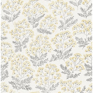 Yellow Vinyl Peel & Stick Washable Wallpaper Roll (Covers 30.75 Sq. Ft.)