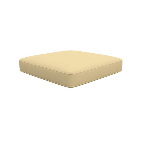 29 x 29 Sunbrella Outdoor Ottoman Replacement Cushion-Canvas Wheat
