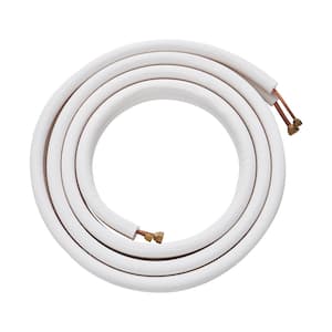 16 ft. Mini Split Line Set 1/4 in. and 3/8 in. O.D Copper Pipes Tubing and Triple-Layer Insulation for Air Conditioning
