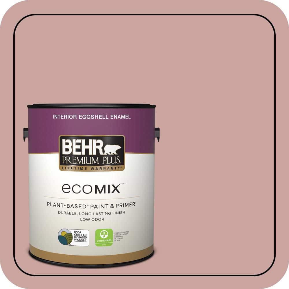 1 gal. #160E-3 Rose Potpourri Eggshell Enamel EcoMix Plant-Based Interior Paint & Primer price history on PriceWatchPro