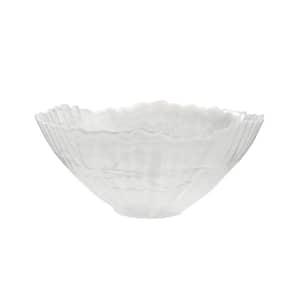 Alabaster Glass White Bowl (Set of 4)