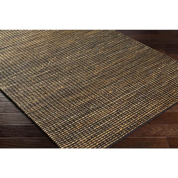 Priya Black/Tan Modern 5 ft. x 7 ft. Indoor Area Rug