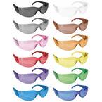 Safety Glasses, Polycarbonate Lens, Full Color Variety Pack (12-Box)