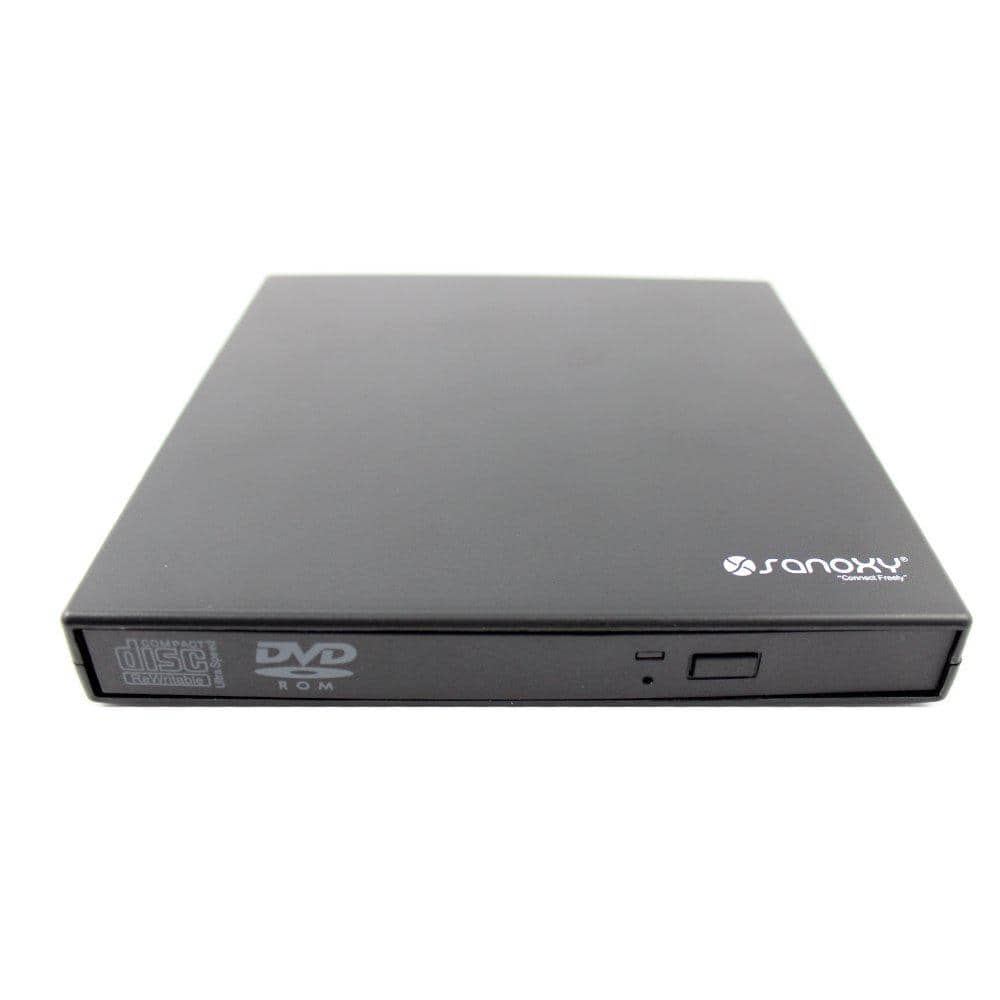 SANOXY USB 2.0 Slim External DVD ROM CD-RW Combo Portable Drive in White