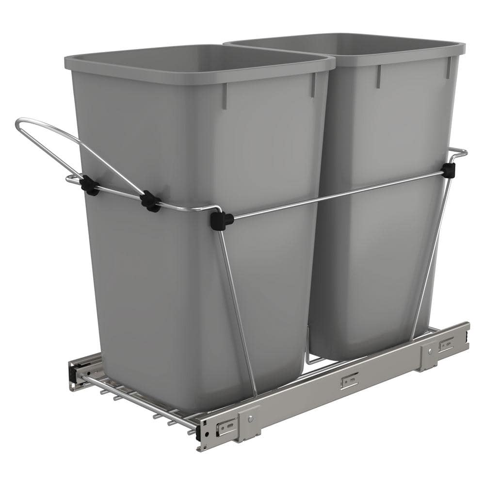 https://images.thdstatic.com/productImages/7e57dd5d-d0ed-43fd-8614-a3093d44af60/svn/metallic-silver-rev-a-shelf-pull-out-trash-cans-rv-15kd-17c-s-64_1000.jpg