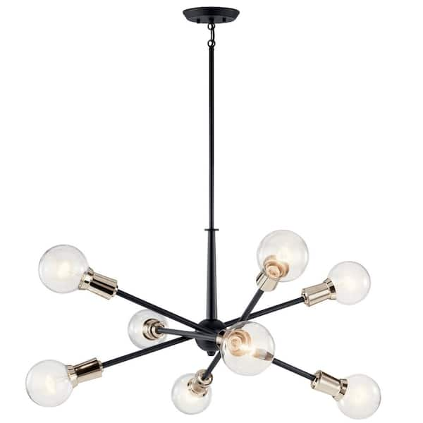 kichler black chandelier