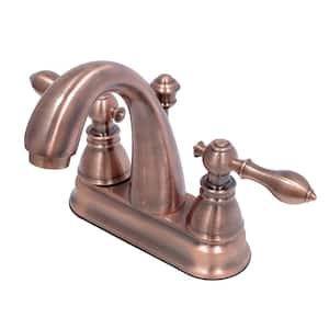 American Classic 4 in. Centerset 2-Handle Bathroom Faucet in Antique Copper