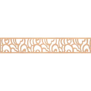 Springfield Fretwork 0.25 in. D x 46.625 in. W x 8 in. L Hickory Wood Panel Moulding