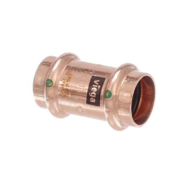 Viega ProPress 3/4 in. Press Copper Coupling Fitting with Stop (10-Pack)