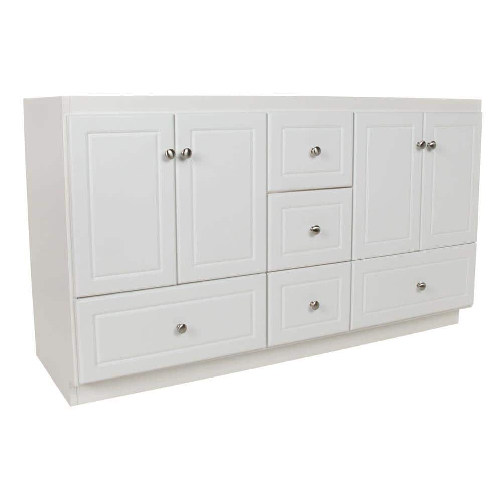 UPC 085358010000 product image for Ultraline 60 in. W x 21 in. D x 34.5 in. H Bath Vanity Cabinet without Top in  | upcitemdb.com