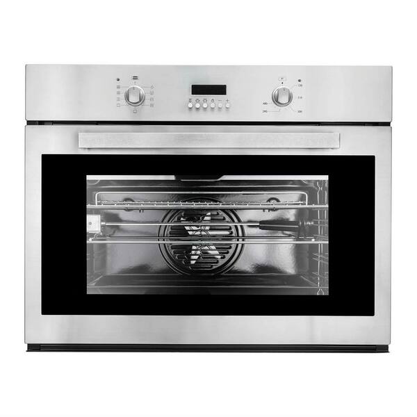 Cosmo 30 in. 2.8 cu. ft. Single Electric Wall Oven with Convection in Stainless Steel with Motorized Rotisserie