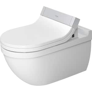 Starck 3 Elongated Toilet Bowl Only in White with HygieneGlaze