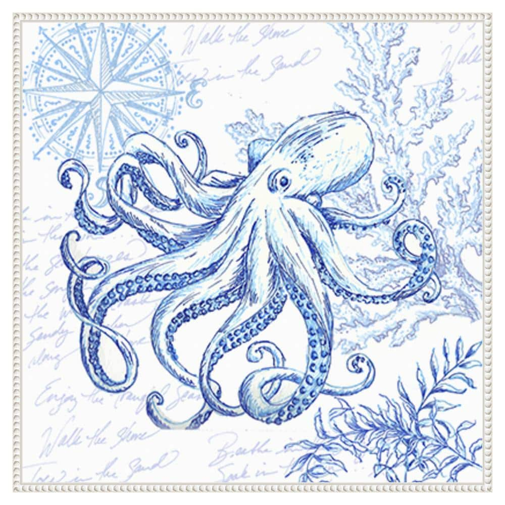 Metallic sold Octopus II Poster Painting canvas 20*30inch