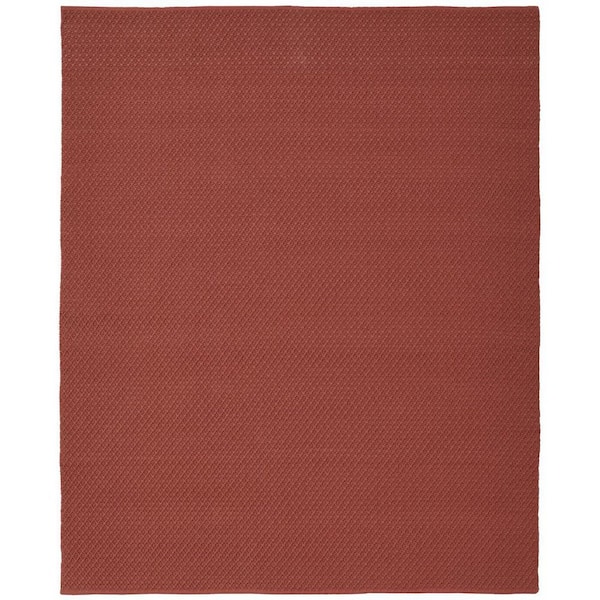 8 ft. x 10 ft. Red Abstract Area Rug