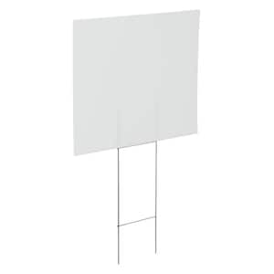 14 in. x 18 in. Corrugated Plastic Blank Yard Sign