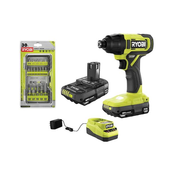 20V Cordless 1/4 in. Hex Compact Impact Driver Kit with 1.5Ah Battery,  Rapid Charger