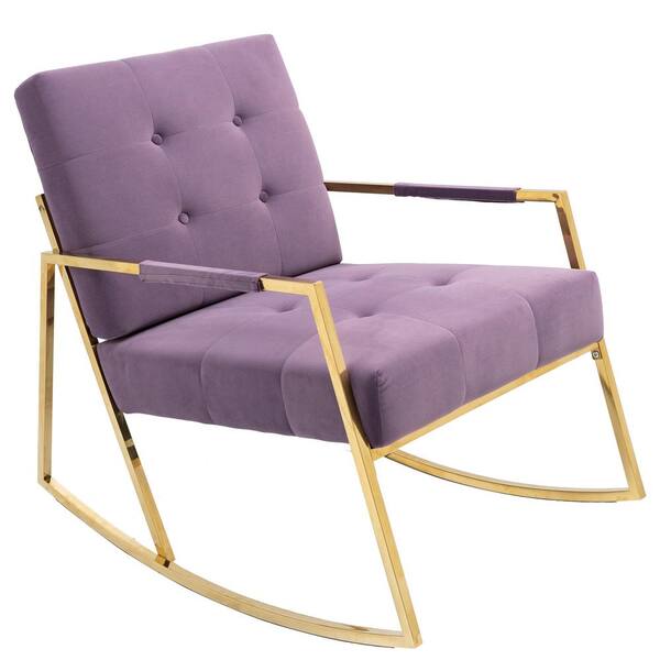 rocking chair purple