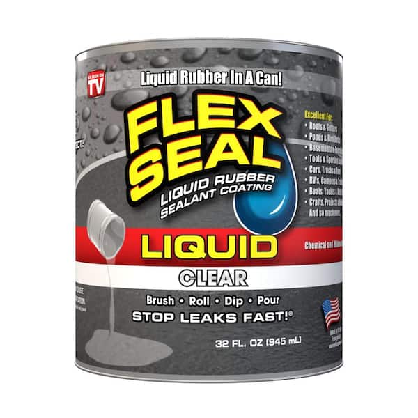 FLEX SEAL FAMILY OF PRODUCTS Flex Seal Liquid Clear 32 Oz. Liquid Rubber Sealant Coating