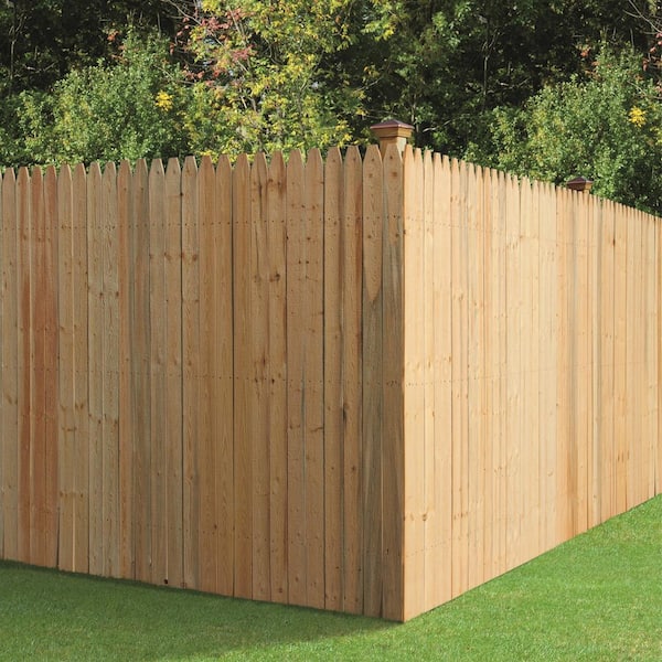 Yardlink Cedar Wood Fence Panel, 34 inch H x 47 inch W 