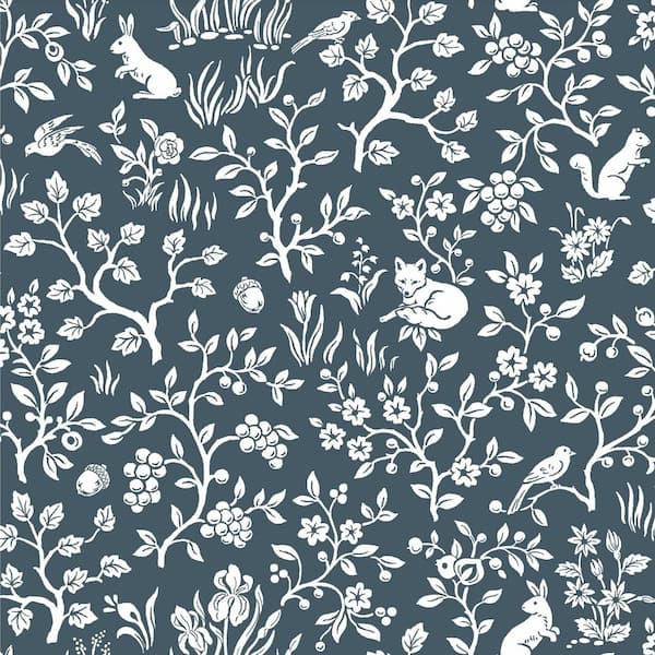 York Wallcoverings 34.17 sq. ft. Magnolia Home Fox and Hare Premium Peel and Stick Wallpaper