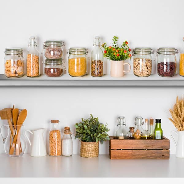 Restaurant Shelving 70.8 in. L x 11.4 in. W Silver Concession Shelf with Stainless Steel Frame and Surface Board